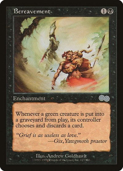 Bereavement (Urza's Saga) Light Play