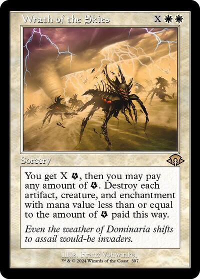 Wrath of the Skies (Retro Frame) (Modern Horizons 3) Light Play Foil