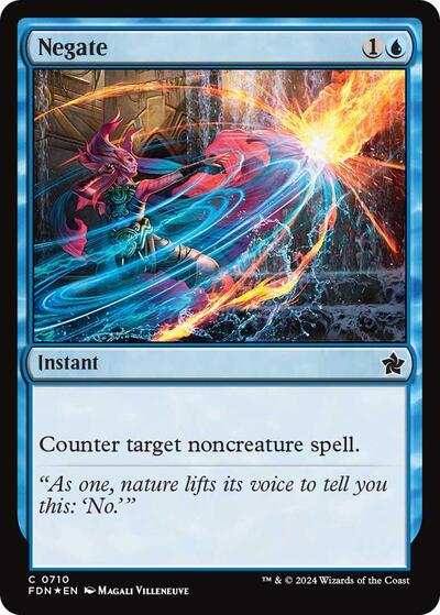 Negate (Foundations) Light Play Foil