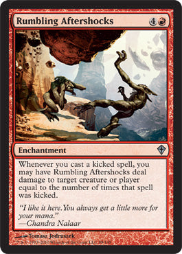 Rumbling Aftershocks (Worldwake) Medium Play