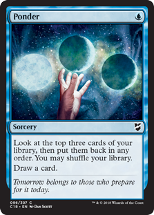 Ponder (Commander 2018) Light Play