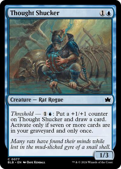 Thought Shucker (Bloomburrow) Light Play Foil