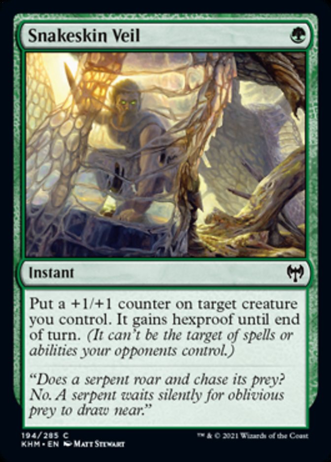 Snakeskin Veil (Kaldheim) Light Play Foil