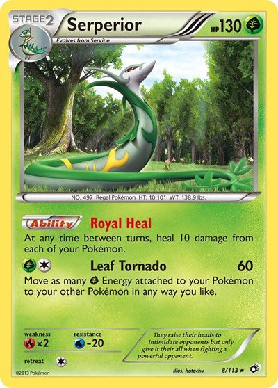Serperior (Legendary Treasures) Heavy Play Holofoil