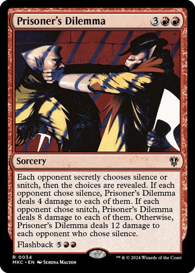 Prisoner's Dilemma (Commander: Murders at Karlov Manor) Light Play
