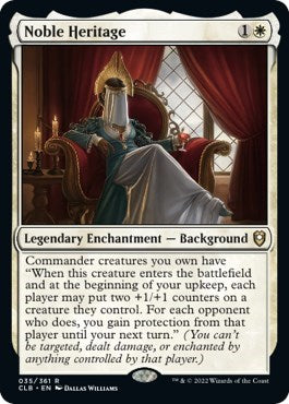 Noble Heritage (Commander Legends: Battle for Baldur's Gate) Light Play Foil
