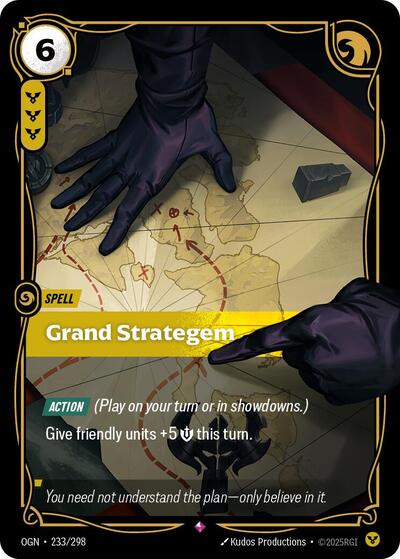 Grand Strategem (Origins) Light Play Foil
