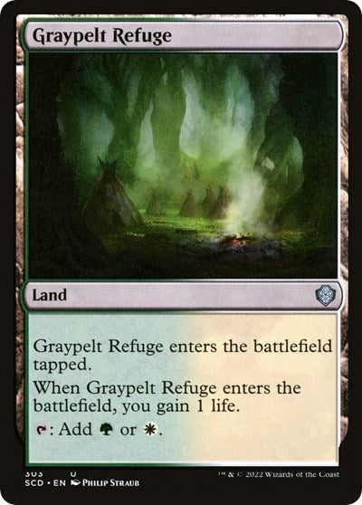 Graypelt Refuge (Commander 2022 Starter Decks) Light Play
