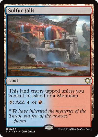 Sulfur Falls (Commander: Secrets of Strixhaven) Light Play