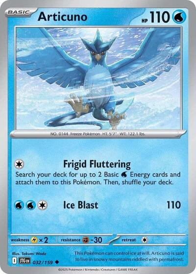 Articuno - 032 (SV09: Journey Together) Light Play