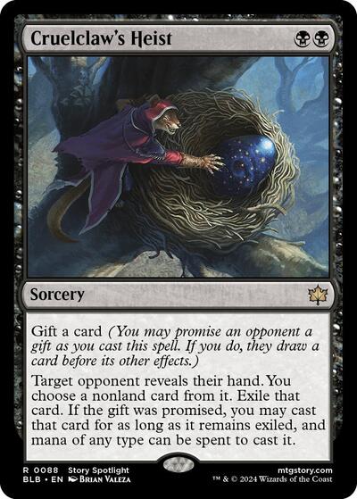 Cruelclaw's Heist (Bloomburrow) Light Play