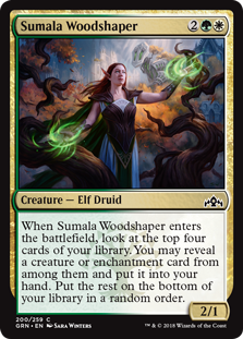 Sumala Woodshaper (Guilds of Ravnica) Light Play