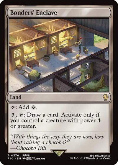 Bonders' Enclave (Commander: FINAL FANTASY) Light Play