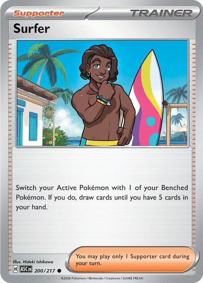 Surfer - 200 (ME: Ascended Heroes) Light Play