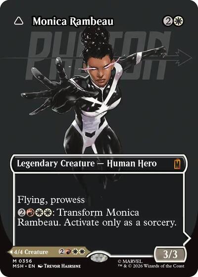 Monica Rambeau (Borderless) (0356) (Marvel Super Heroes) Light Play