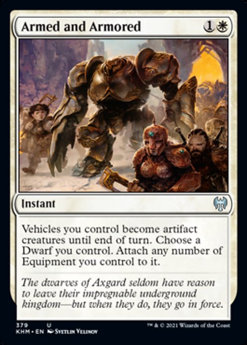 Armed and Armored (Kaldheim) Light Play