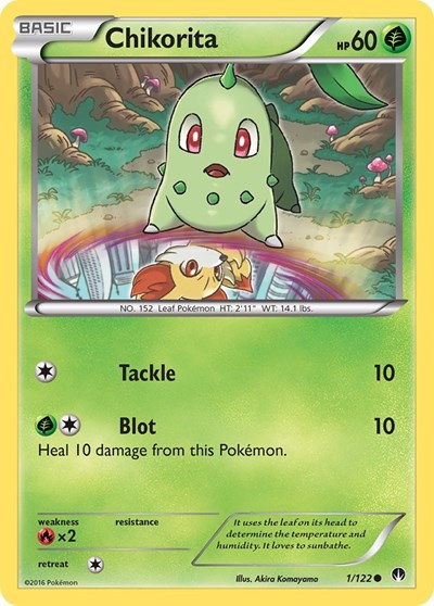 Chikorita (XY BREAKpoint) Medium Play