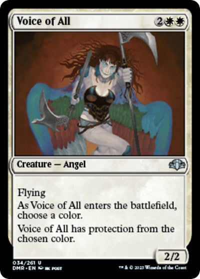 Voice of All (Dominaria Remastered) Light Play Foil