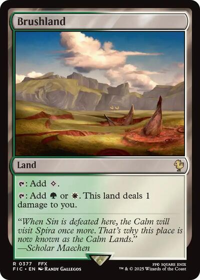 Brushland (Commander: FINAL FANTASY) Light Play