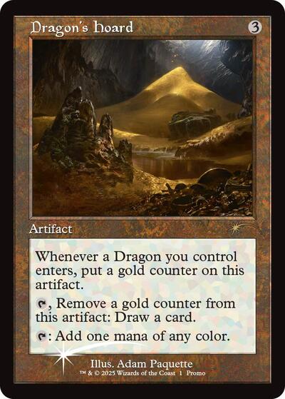 Dragon's Hoard (Retro Frame) (Promos: WPN and Gateway) Light Play Foil