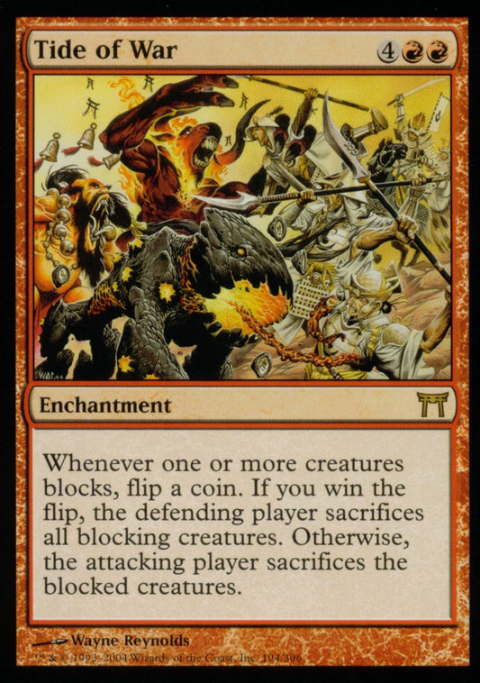 Tide of War (Champions of Kamigawa) Light Play