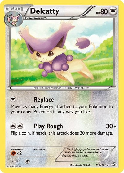Delcatty (XY - Primal Clash) Light Play