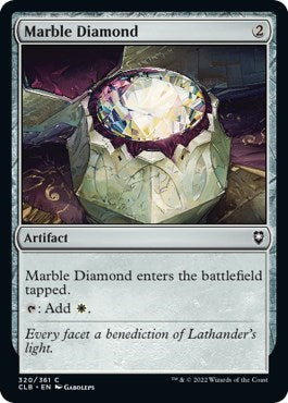 Marble Diamond (Commander Legends: Battle for Baldur's Gate) Light Play Foil