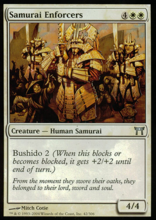 Samurai Enforcers (Champions of Kamigawa) Light Play