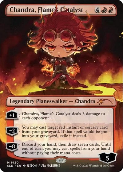 Chandra, Flame's Catalyst (Secret Lair) Light Play