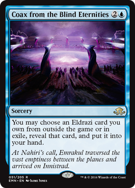 Coax from the Blind Eternities (Eldritch Moon) Medium Play
