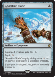 Ghostfire Blade (Khans of Tarkir) Medium Play