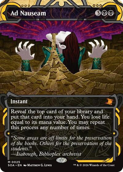 Ad Nauseam (Secrets of Strixhaven: Mystical Archive) Near Mint