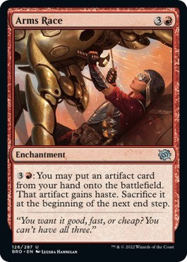 Arms Race (The Brothers' War) Light Play Foil