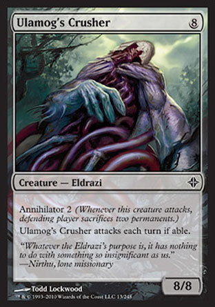 Ulamog's Crusher (Rise of the Eldrazi) Medium Play
