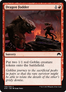 Dragon Fodder (Magic Origins) Medium Play