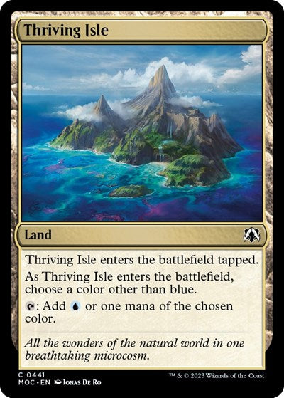 Thriving Isle (Commander: March of the Machine) Light Play