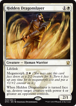 Hidden Dragonslayer (Dragons of Tarkir) Heavy Play