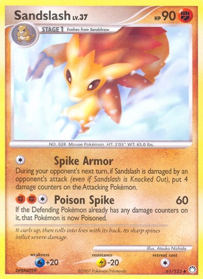 Sandslash (Mysterious Treasures) Light Play