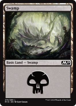 Swamp (270) (Magic 2019 Core Set) Light Play