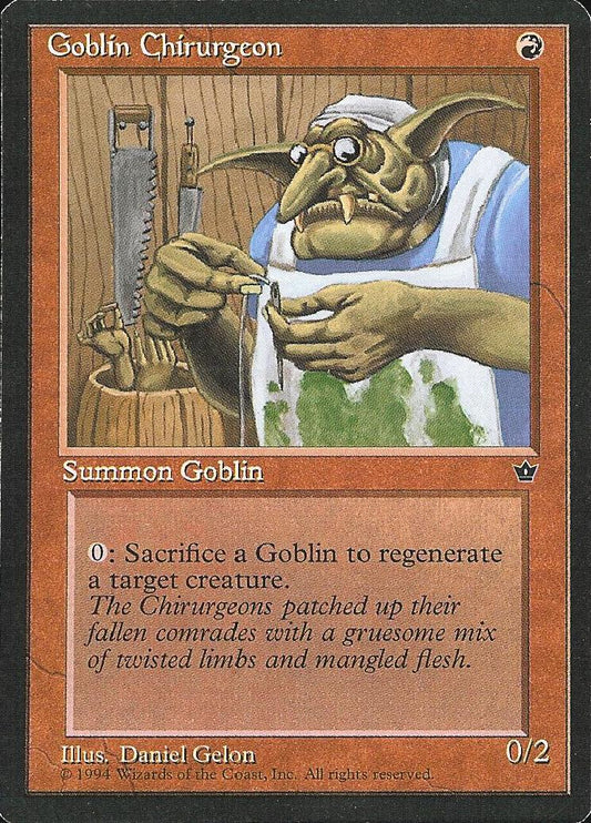 Goblin Chirurgeon (Gelon) (Fallen Empires) Light Play