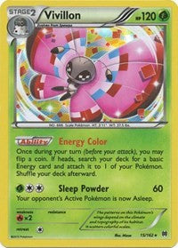 Vivillon (XY - BREAKthrough) Heavy Play Reverse Holofoil
