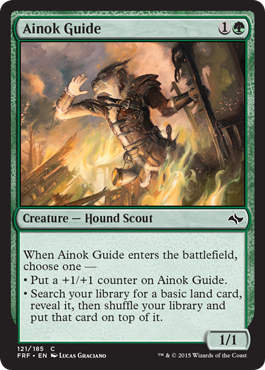 Ainok Guide (Fate Reforged) Light Play Foil