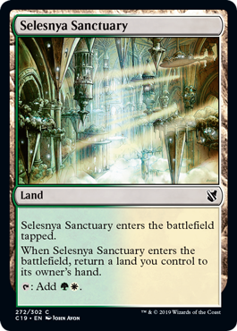 Selesnya Sanctuary (Commander 2019) Medium Play