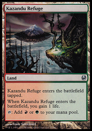 Kazandu Refuge (Duel Decks: Ajani vs Nicol Bolas) Light Play