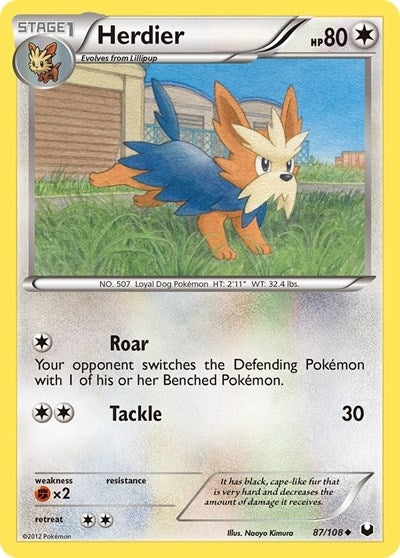 Herdier (Dark Explorers) Light Play Reverse Holofoil