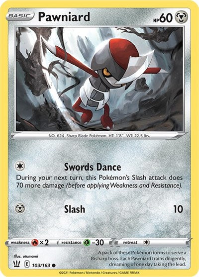 Pawniard (SWSH05: Battle Styles) Light Play
