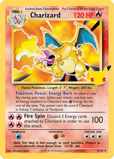 Charizard (Celebrations: Classic Collection) Medium Play