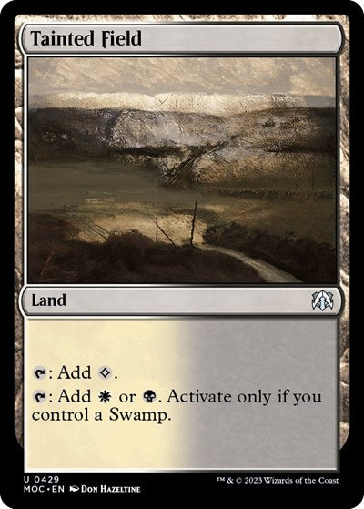 Tainted Field (Commander: March of the Machine) Light Play