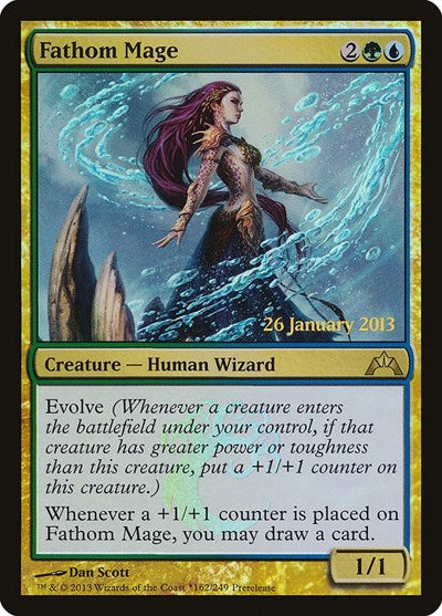 Fathom Mage (Promos: Prerelease Cards) Light Play Foil
