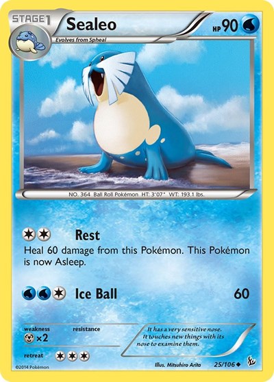 Sealeo (XY - Flashfire) Heavy Play